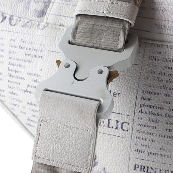 Christian Dior Daniel Arsham Saddle Crossbody Bag Printed Leather Print, White - Picture 7 of 9